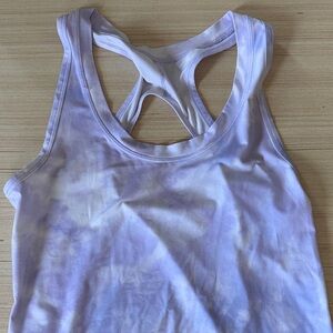 Athleta Purple Tie-Dye Tank Top